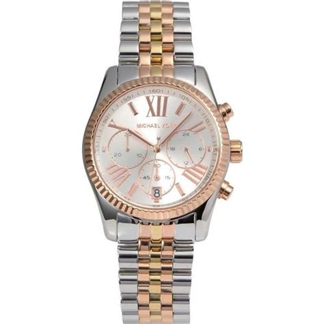 montre michael kors bicolore|montre michael kors femme.